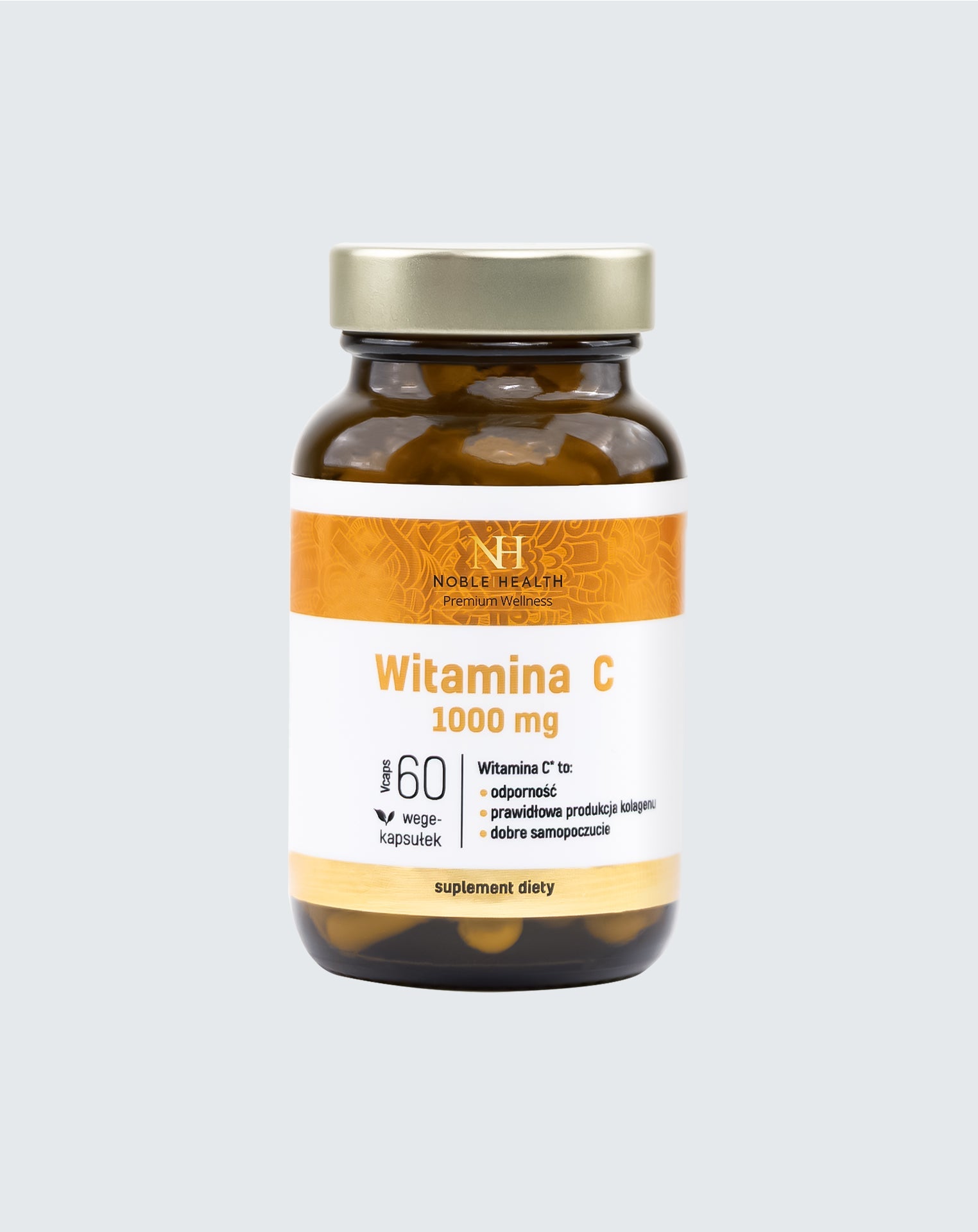 Vitamin C Noble Health Vegane L-Ascorbinsäure 1000 mg 60 Kapseln