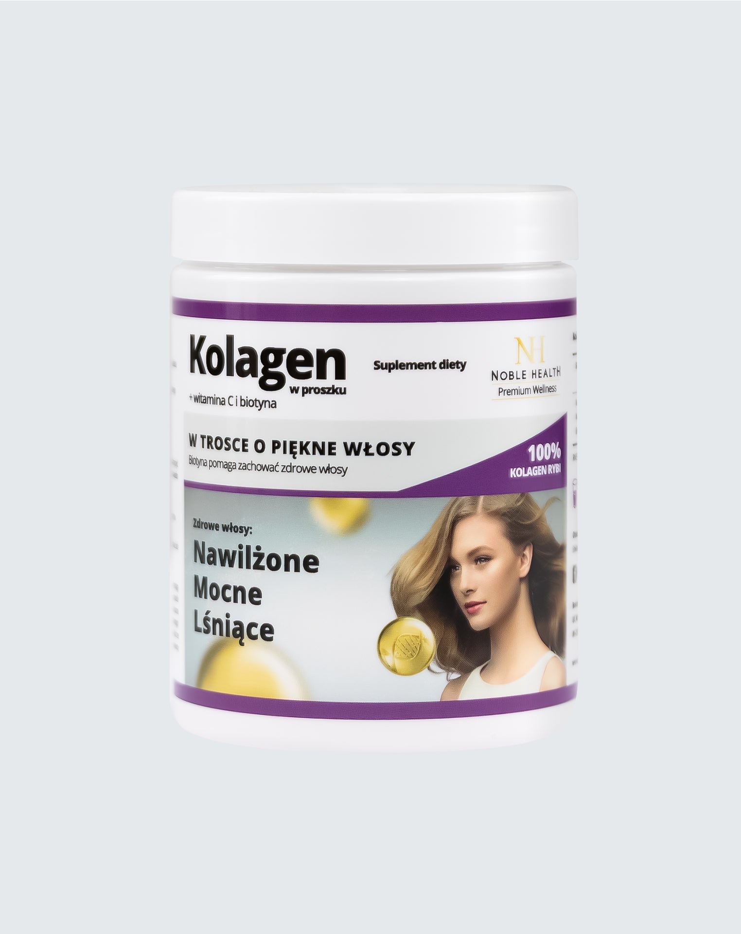 Kollagen + Vitamin C und Biotin-Pulver – Noble Health Gesunde, schöne Haut und Haare