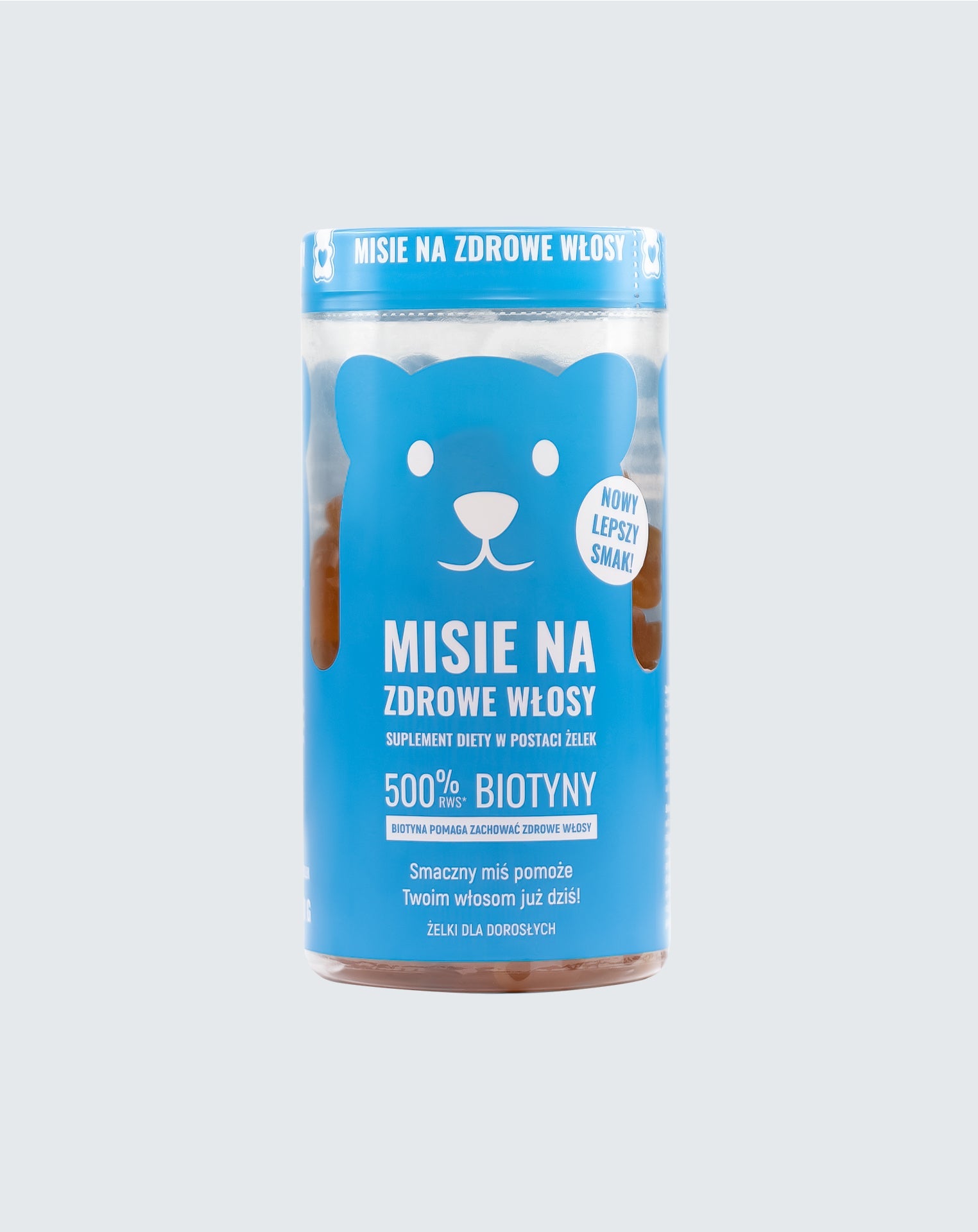 Noble Health Teddybären für gesundes Haar, Gelees für schönes, dichtes und glänzendes Haar