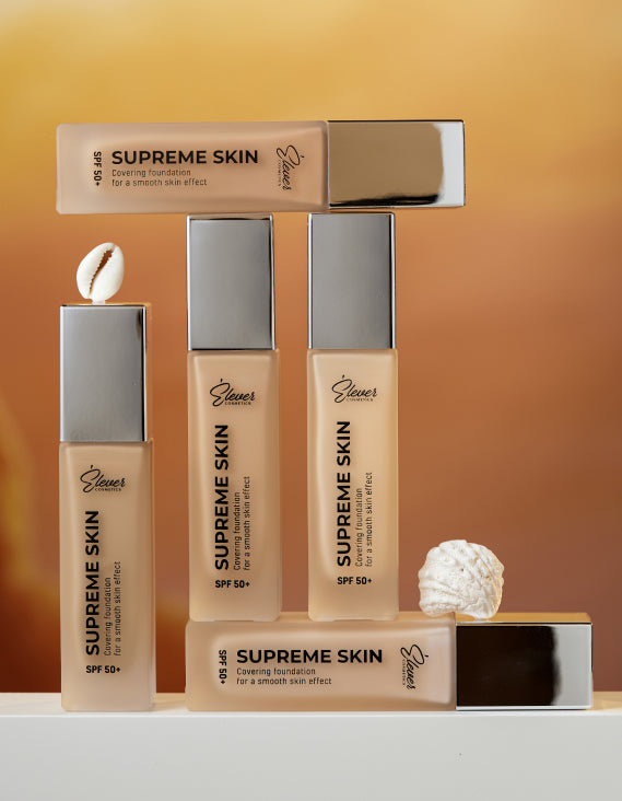 Wasserfeste SUPREME SKIN SPF 50+ deckende Gesichtsgrundierung 30 ml
